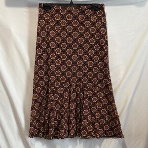 Floral Patterned Women's Skirt SM06